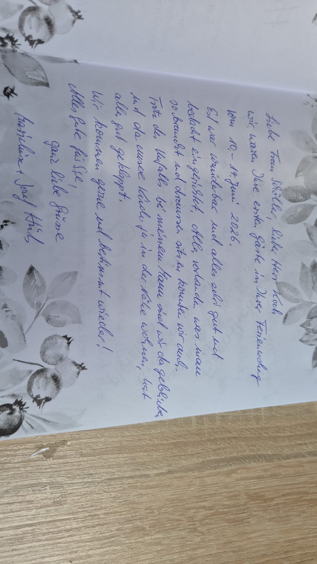 Gästebuch